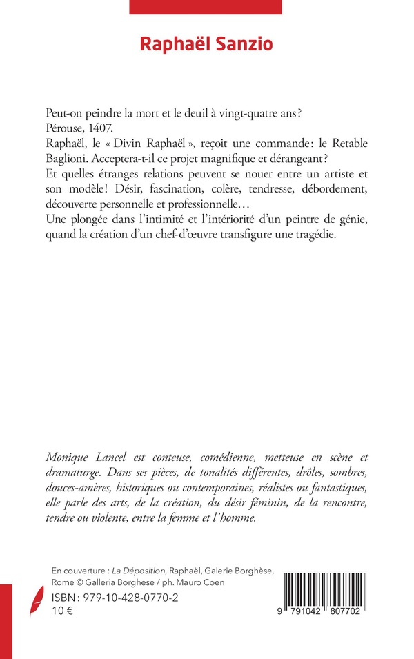 Quatrième de couverture de « Raphaël Sanzio »