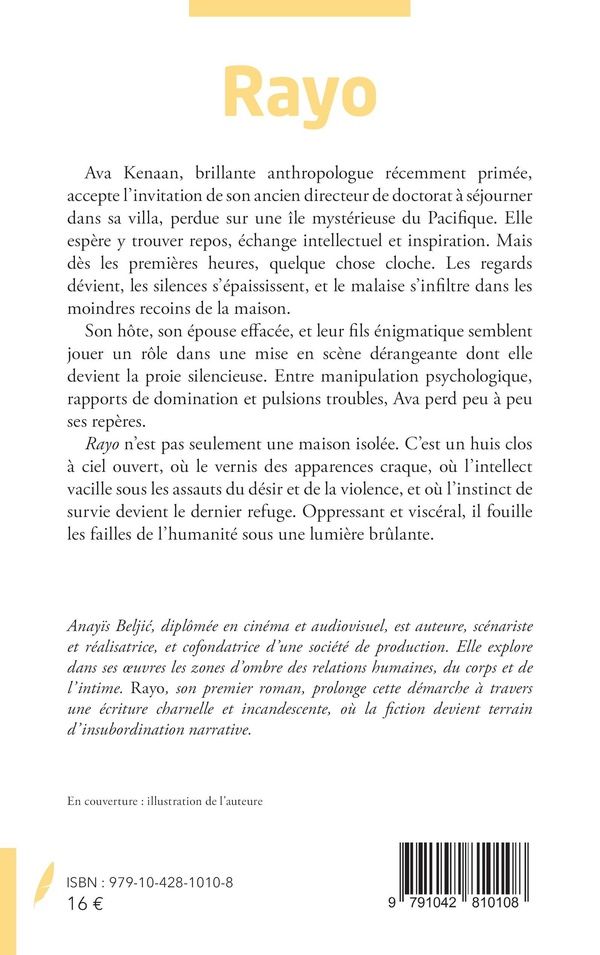 Quatrième de couverture de « Rayo : l'origine de l'Homme »