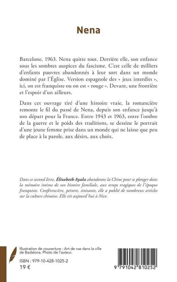 Quatrième de couverture de « Nena : roman »