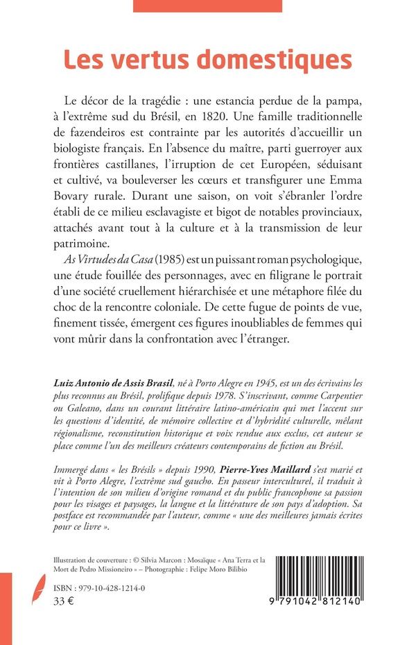 Quatrième de couverture de « Les Vertus Domestiques »