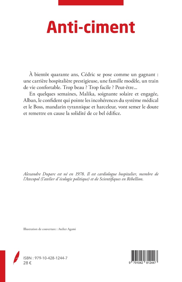 Quatrième de couverture de « ANTI-CIMENT »