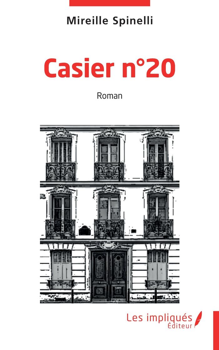 Couverture du livre « Casier n° 20 » de Mireille Spinelli, librairie Les Contes Infusés à Corte