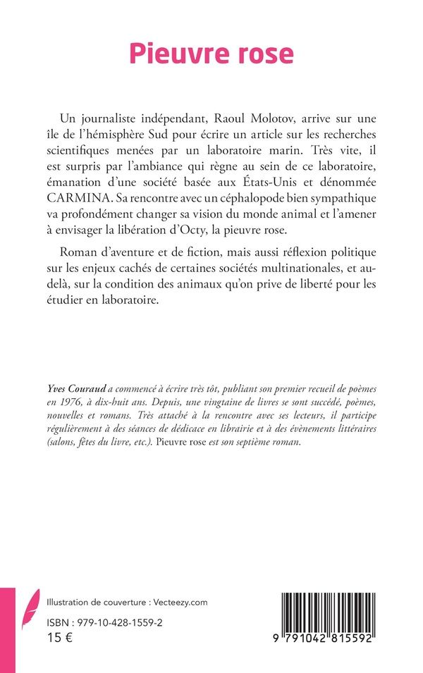 Quatrième de couverture de « Pieuvre rose : roman »