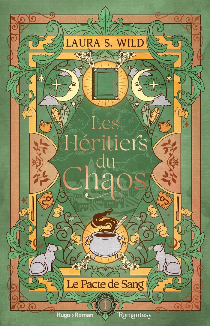 Couverture du livre « LES HERITIERS DU CHAOS - TOME 01 - LE PACTE DE SANG » de Wild Laura S., librairie Les Contes Infusés à Corte