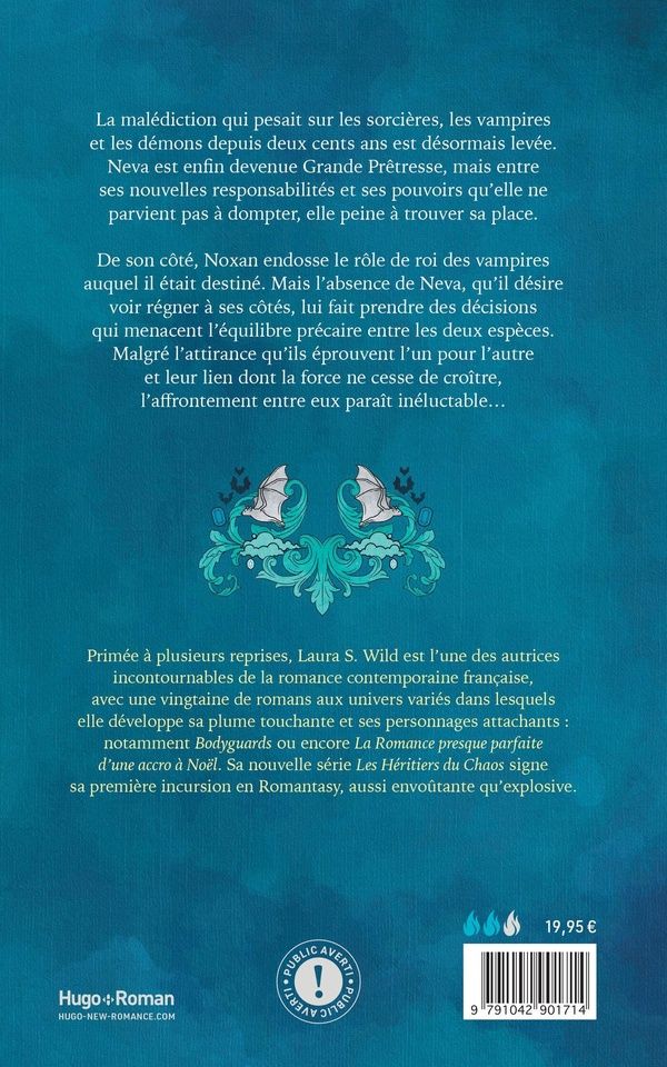 Quatrième de couverture de « LES HERITIERS DU CHAOS - TOME 02 - LE ROI MAUDIT »