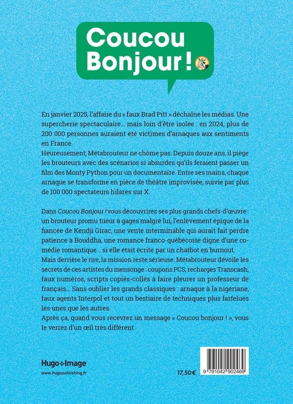Quatrième de couverture de « Coucou bonjour ! »