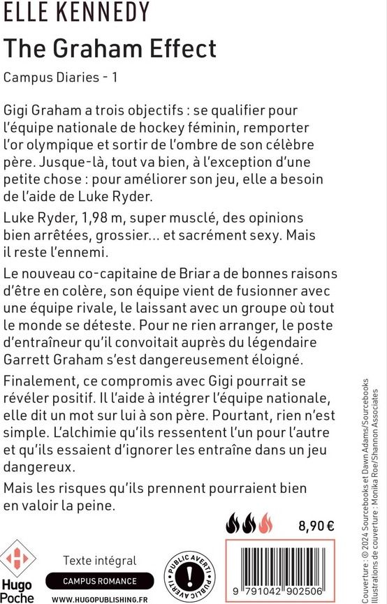 Quatrième de couverture de « CAMPUS DIARIES - THE GRAHAM EFFECT - VERSION FRANCAISE - THE CAMPUS DIARIES TOME 1 »