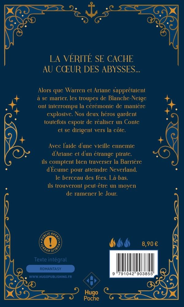 Quatrième de couverture de « LE DERNIER CONTE - TOME 03 - PERLE BLEUE »