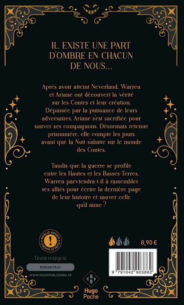 Quatrième de couverture de « LE DERNIER CONTE - TOME 04 - OMBRE NOIRE »