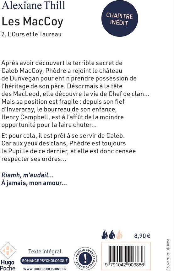Quatrième de couverture de « LES MACCOY - TOME 02 - L'OURS ET LE TAUREAU »