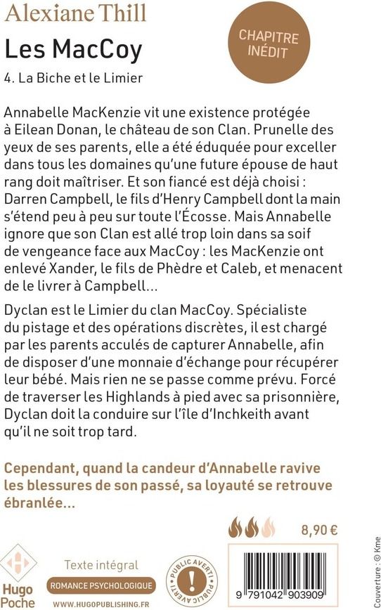 Quatrième de couverture de « LES MACCOY - TOME 04 - LA BICHE ET LE LIMIER »