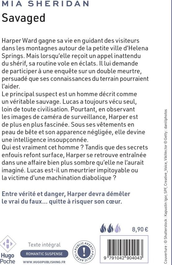Quatrième de couverture de « Savaged »