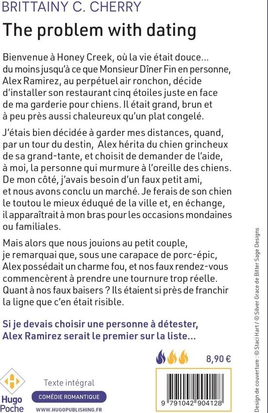 Quatrième de couverture de « The problem with dating - Version française »