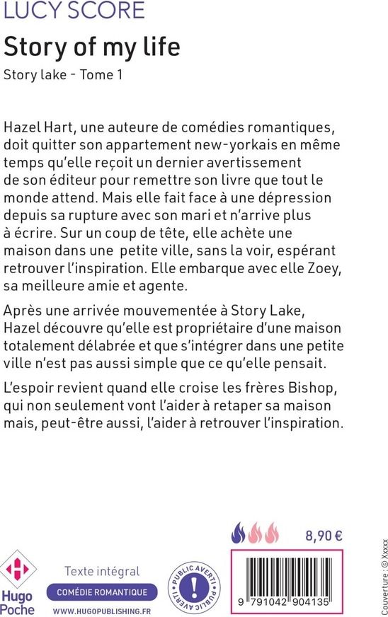 Quatrième de couverture de « Story of my life »
