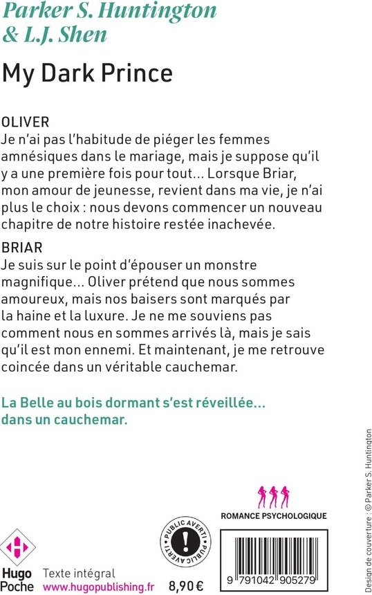 Quatrième de couverture de « DARK PRINCE ROAD - T03 - MY DARK PRINCE - VERSION FRANCAISE »