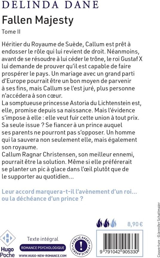 Quatrième de couverture de « MAJESTY - T02 - FALLEN MAJESTY »