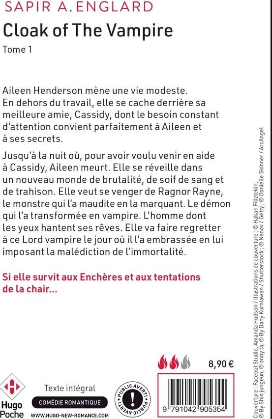 Quatrième de couverture de « CLOAK OF THE VAMPIRE - TOME 01 - CLOAK OF THE VAMPIRE TOME 1 »