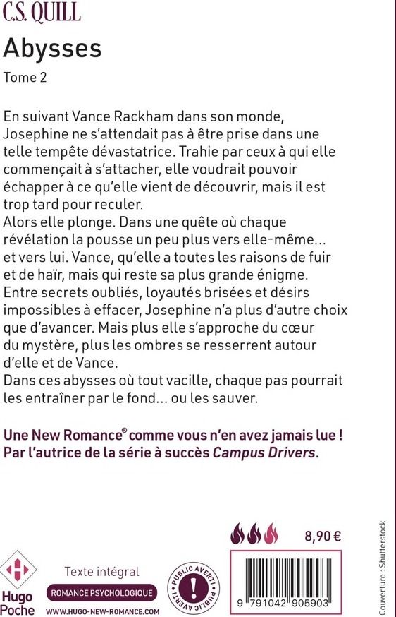 Quatrième de couverture de « ABYSSES - TOME 02 »