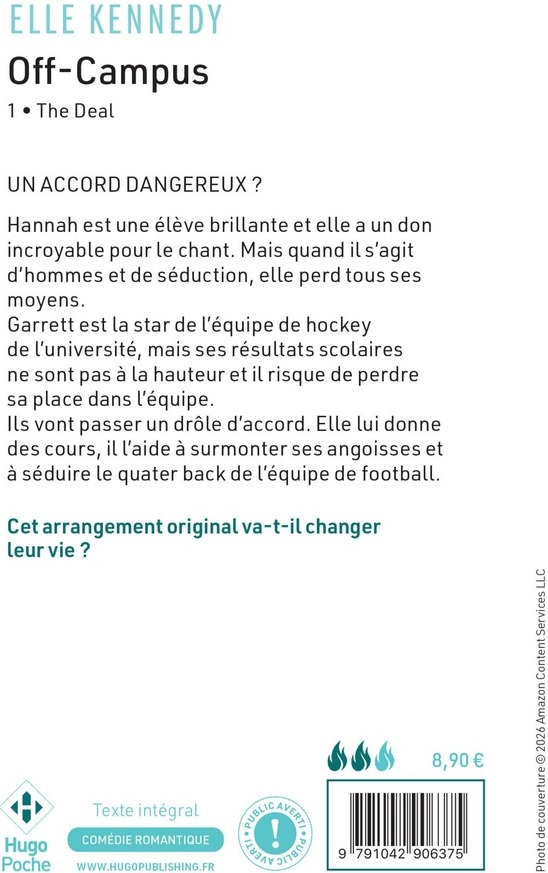 Quatrième de couverture de « THE DEAL - OFF-CAMPUS TOME 1 - LE BEST-SELLER INTERNATIONAL A L'ORIGINE DE LA SERIE »