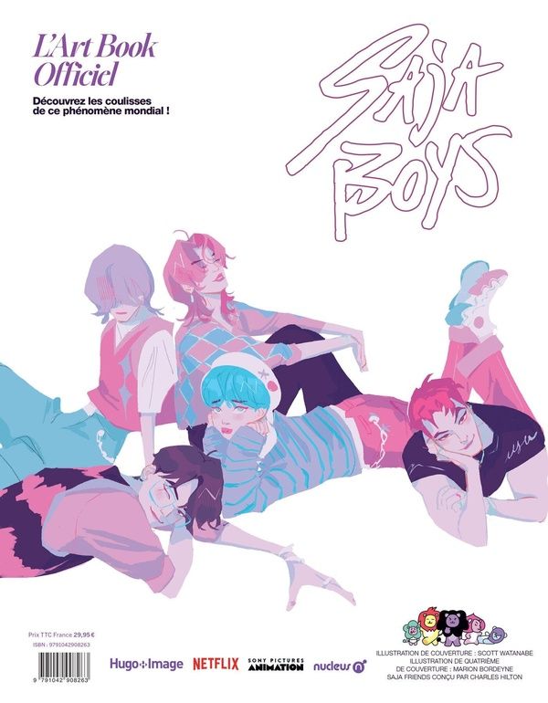 Quatrième de couverture de « L'ART DE KPOP DEMON HUNTERS - LE LIVRE OFFICIEL »