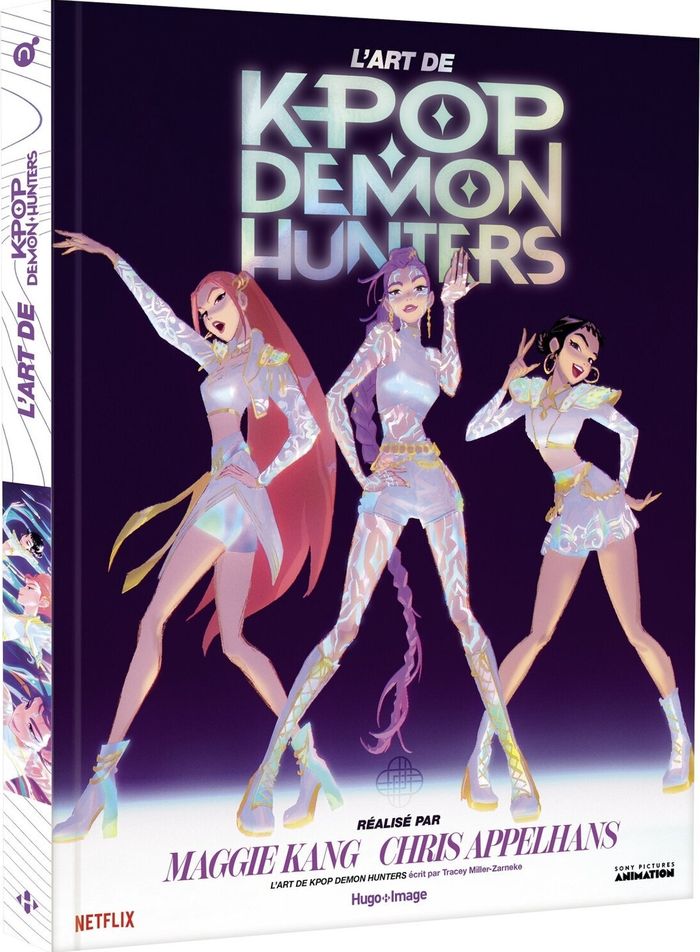 Couverture du livre « L'ART DE KPOP DEMON HUNTERS - LE LIVRE OFFICIEL » de Collectif, librairie Les Contes Infusés à Corte
