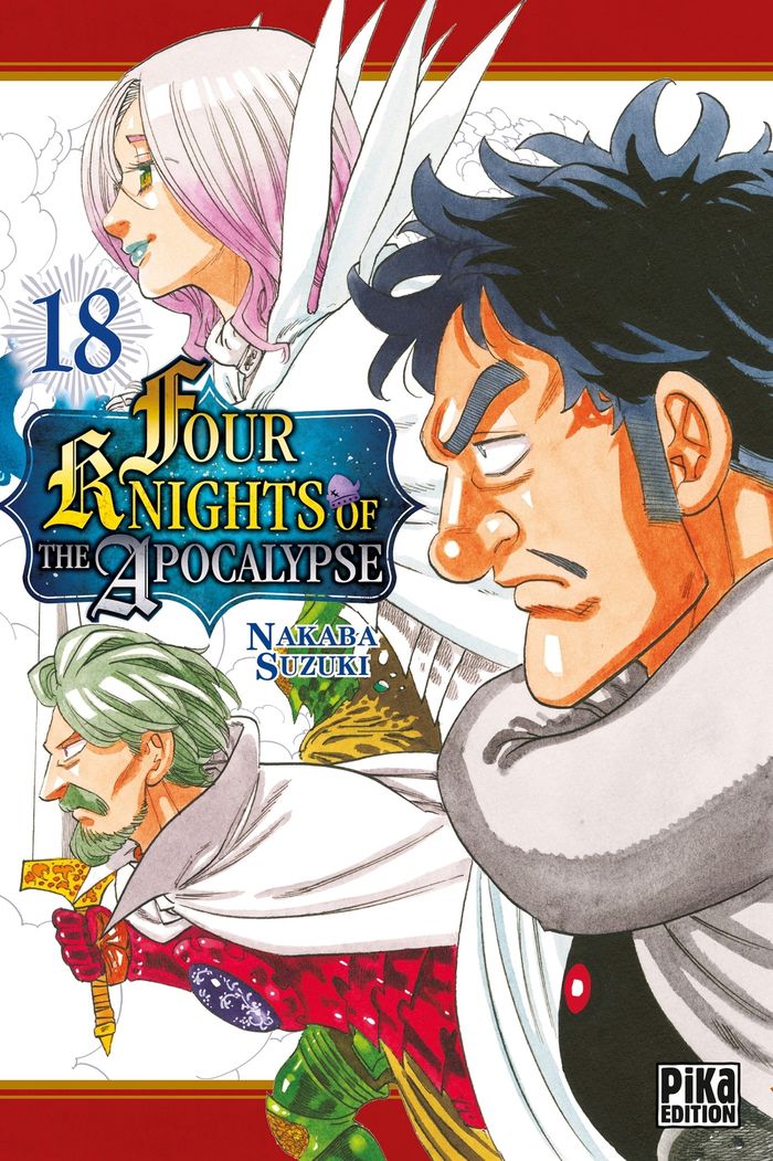 Couverture du livre « Four knights of the apocalypse » de Nakaba Suzuki, librairie Les Contes Infusés à Corte