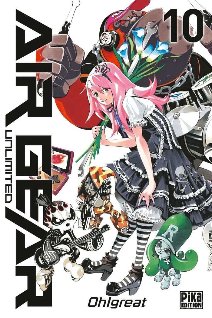 Couverture du livre « AIR GEAR UNLIMITED T10 », librairie Les Contes Infusés à Corte