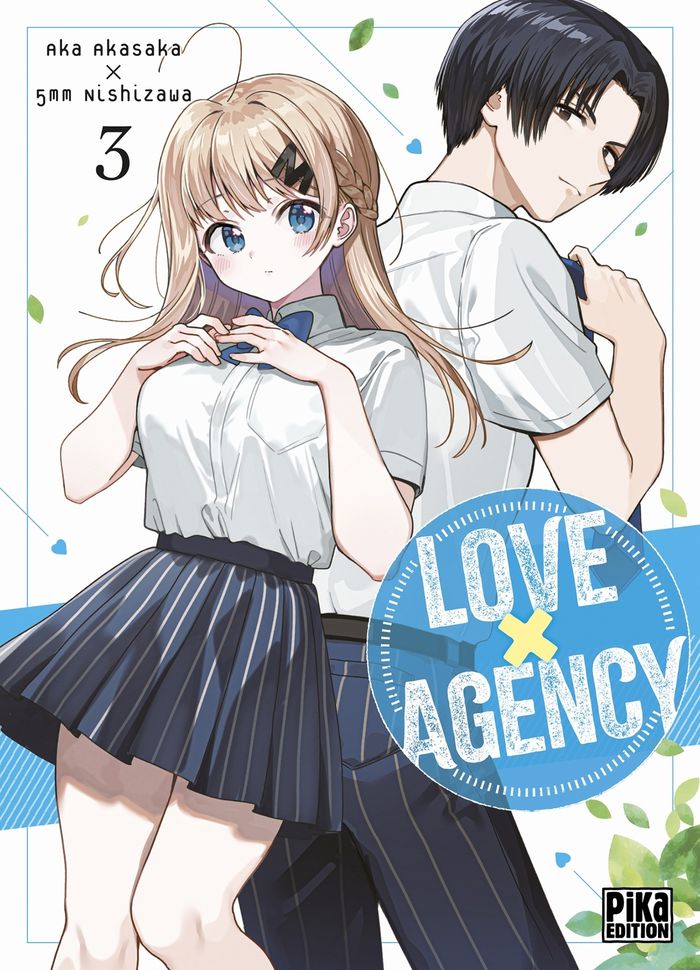 Couverture du livre « Love agency » de Aka Akasaka, librairie Les Contes Infusés à Corte