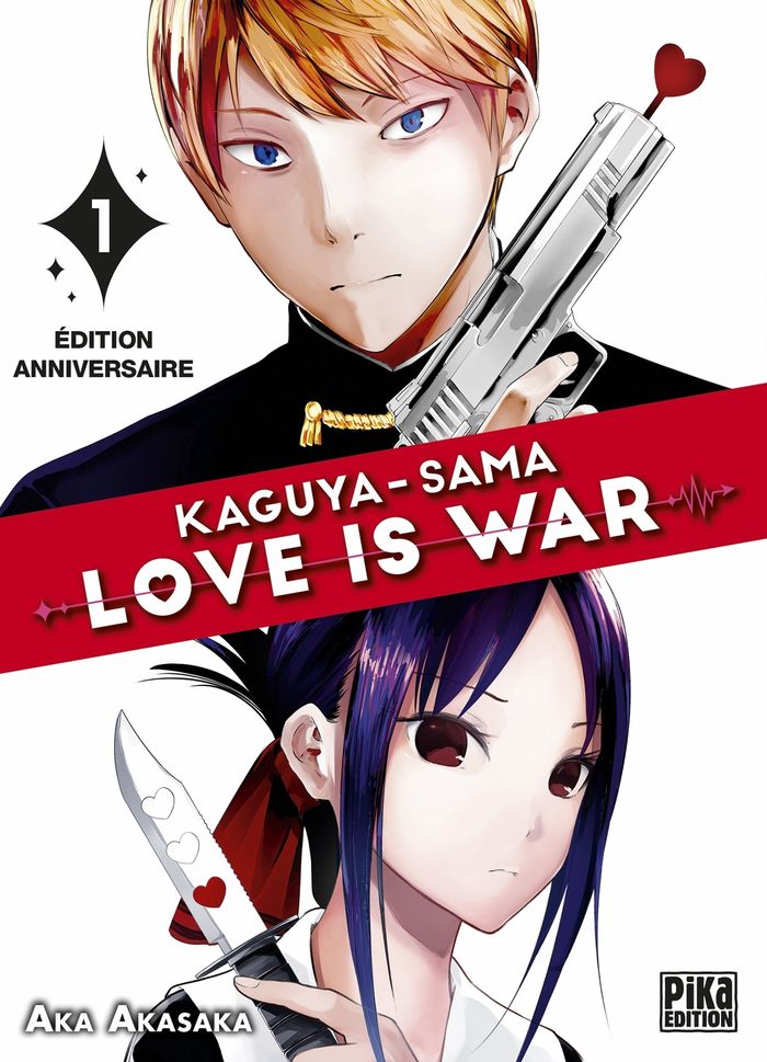Couverture du livre « Love is war : Kaguya-sama » de Aka Akasaka, librairie Les Contes Infusés à Corte