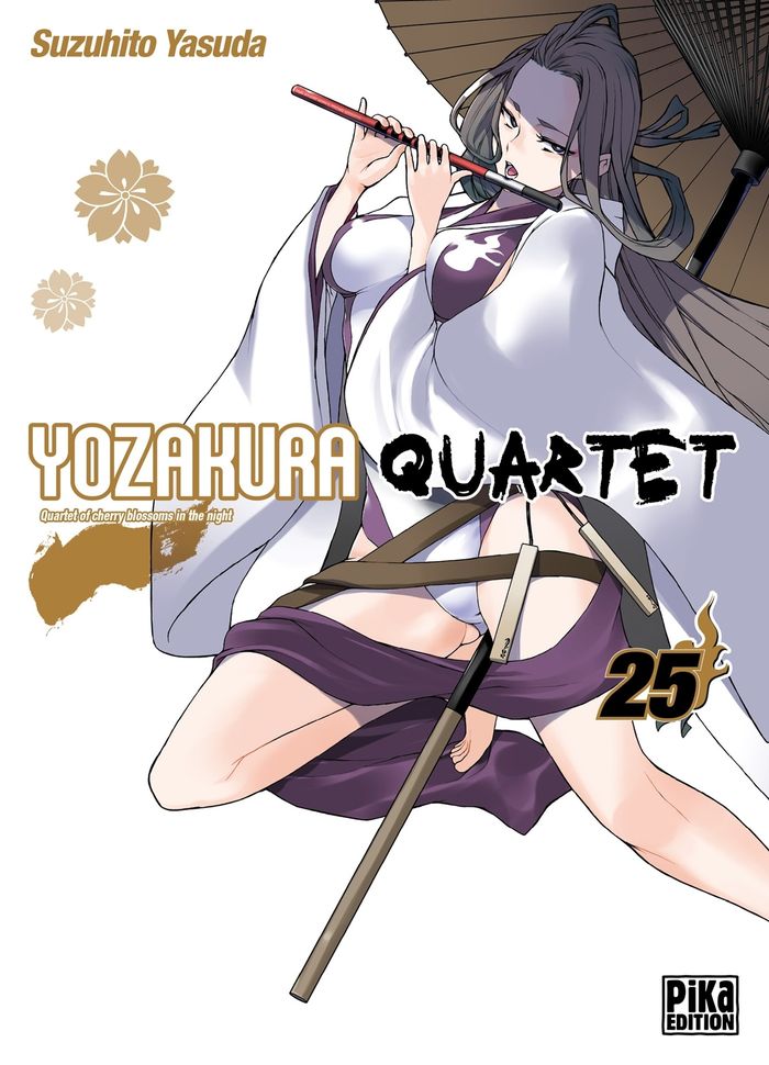 Couverture du livre « Yozakura quartet : quartet of cherry blossoms in the night » de Suzuhito Yasuda, librairie Les Contes Infusés à Corte
