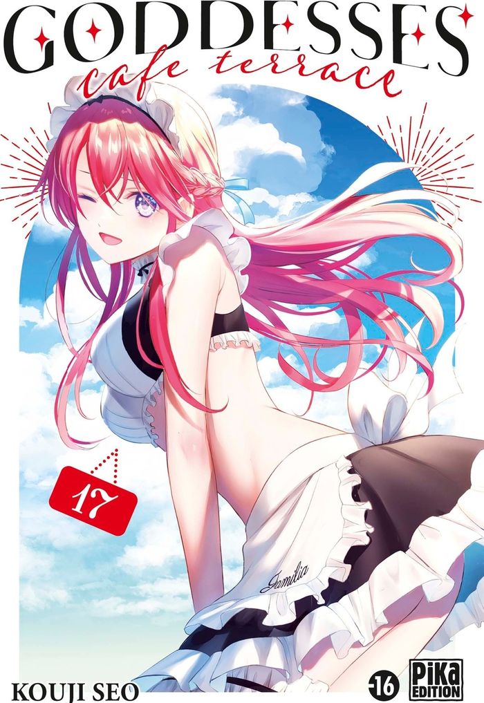 Couverture du livre « Goddesses cafe terrace » de Kōji Seo, librairie Les Contes Infusés à Corte