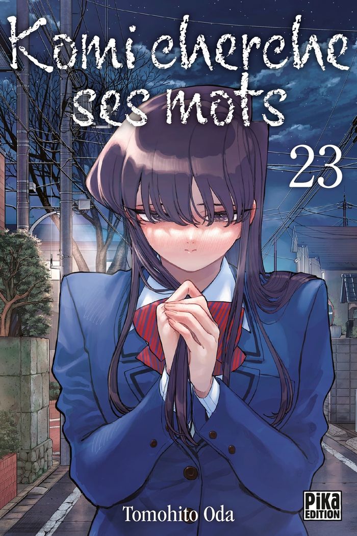 Couverture du livre « Komi cherche ses mots » de Tomohito Oda, librairie Les Contes Infusés à Corte