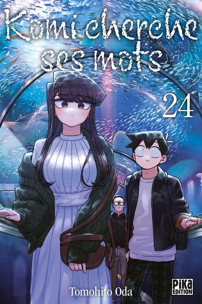 Couverture du livre « Komi cherche ses mots » de Tomohito Oda, librairie Les Contes Infusés à Corte