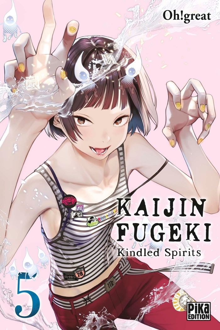 Couverture du livre « Kaijin fugeki : kindled spirits », librairie Les Contes Infusés à Corte
