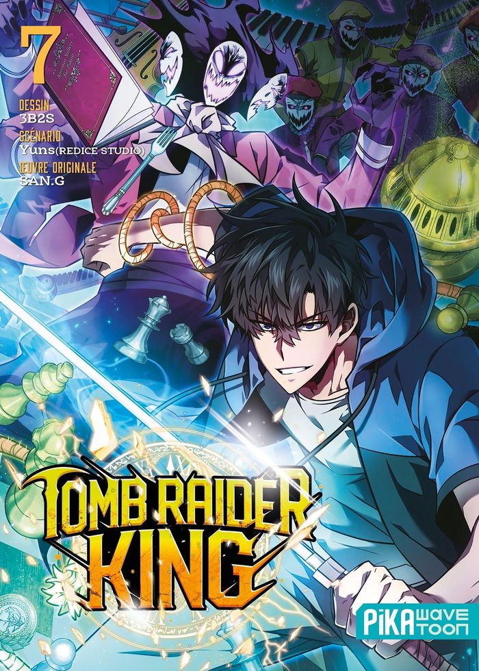 Couverture du livre « Tomb raider king », librairie Les Contes Infusés à Corte