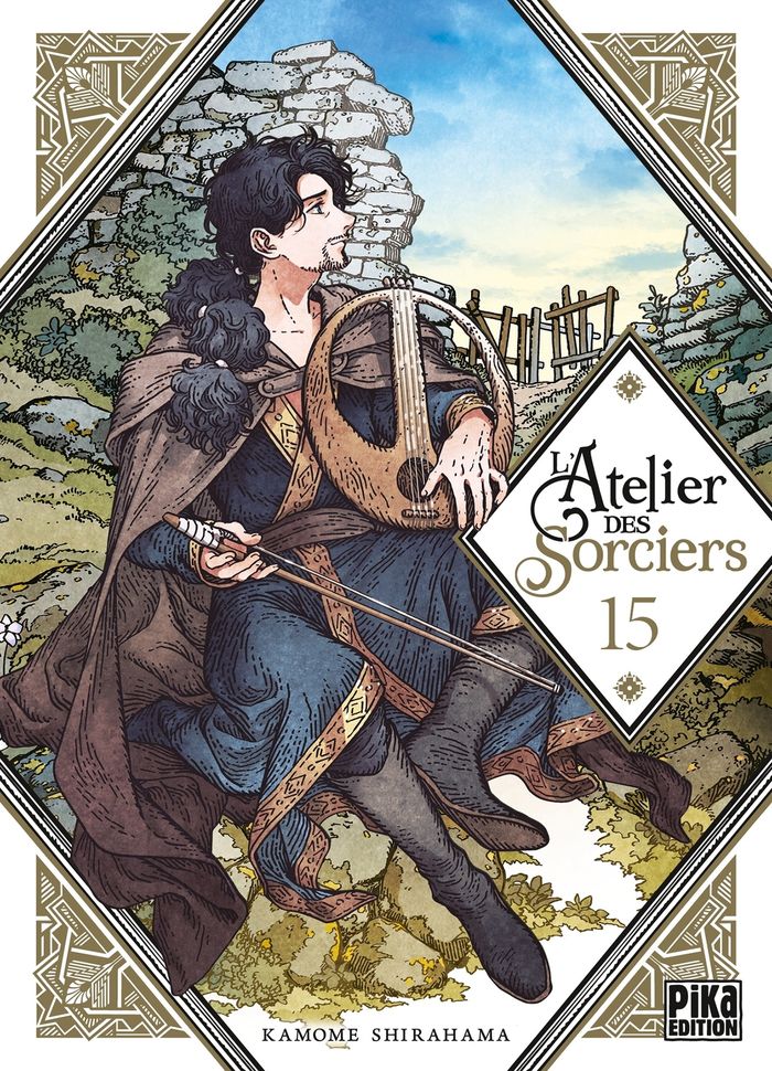 Couverture du livre « L'ATELIER DES SORCIERS T15 » de Kamome Shirahama, librairie Les Contes Infusés à Corte