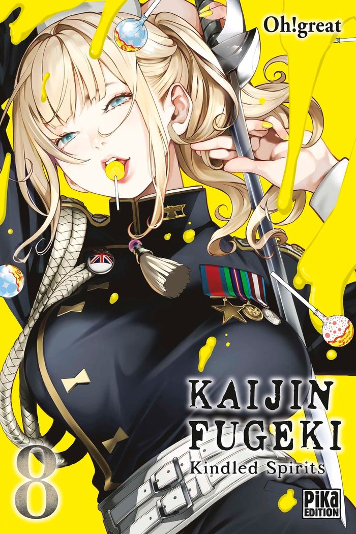 Couverture du livre « KAIJIN FUGEKI - KINDLED SPIRITS T08 » de Oh!great, librairie Les Contes Infusés à Corte