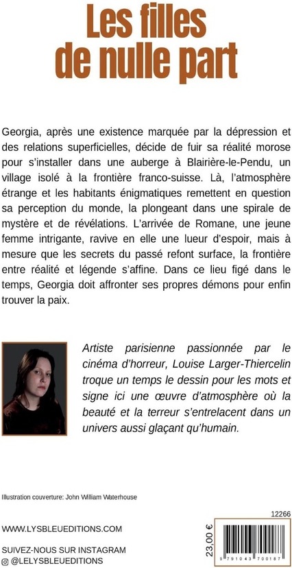 Quatrième de couverture de « Les filles de nulle part : roman »