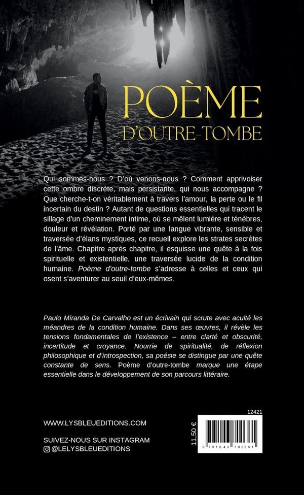Quatrième de couverture de « Poème d'outre-tombe : recueil »