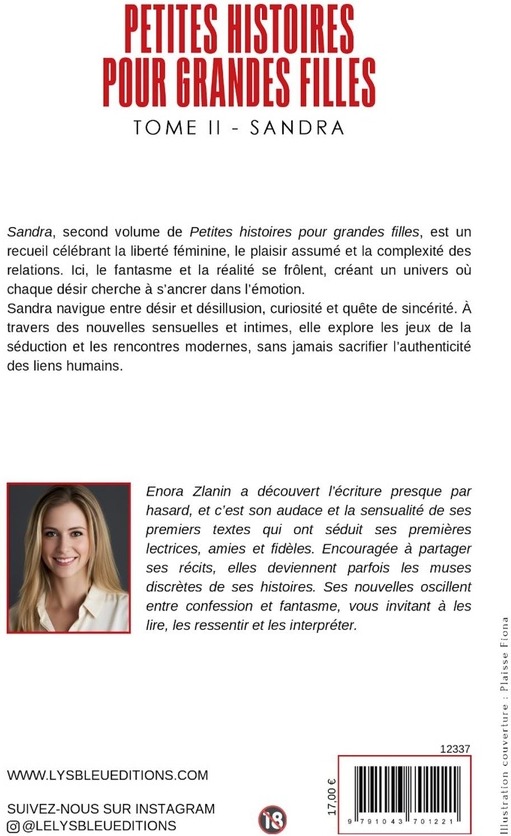 Quatrième de couverture de « Sandra »