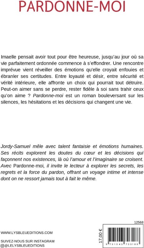 Quatrième de couverture de « Pardonne-moi : roman »