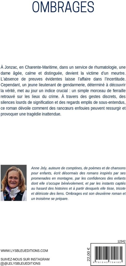 Quatrième de couverture de « Ombrages : roman »