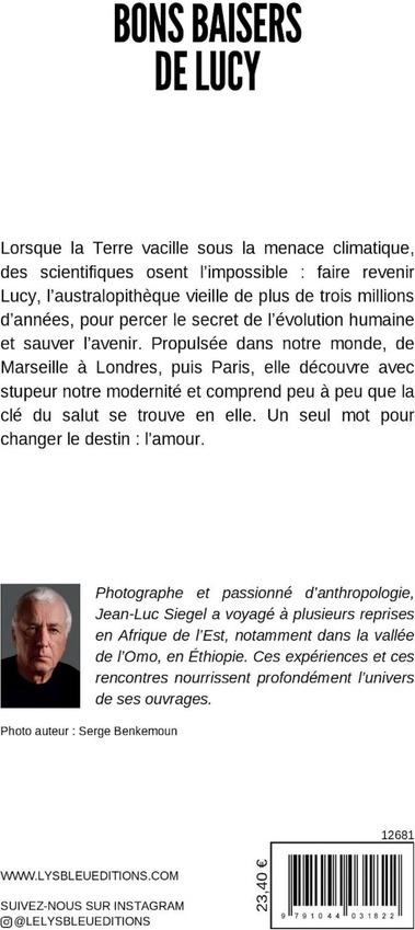 Quatrième de couverture de « Bons baisers de Lucy : roman »
