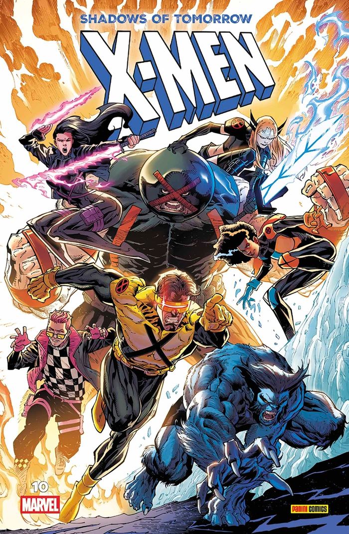Couverture du livre « X-MEN - SHADOWS OF TOMORROW N 10 » de Mackay/simone/ewing, librairie Les Contes Infusés à Corte
