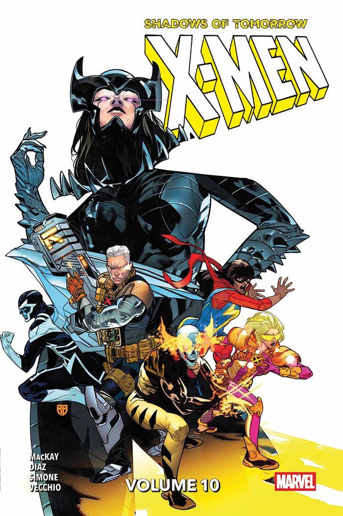 Couverture du livre « X-MEN - SHADOWS OF TOMORROW N 10 - EDITION COLLECTOR - COMPTE FERME » de Mackay/simone/ewing, librairie Les Contes Infusés à Corte