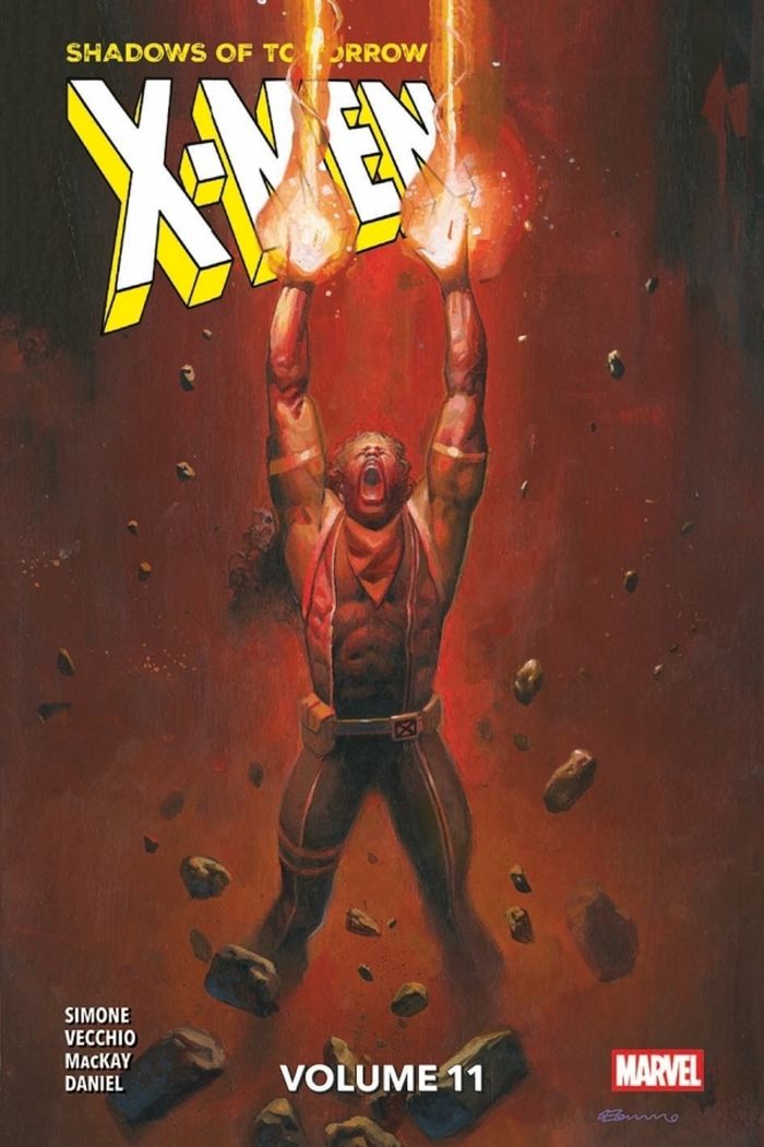Couverture du livre « X-MEN - SHADOWS OF TOMORROW N 11 - EDITION COLLECTOR - COMPTE FERME » de Mackay/simone/daniel, librairie Les Contes Infusés à Corte