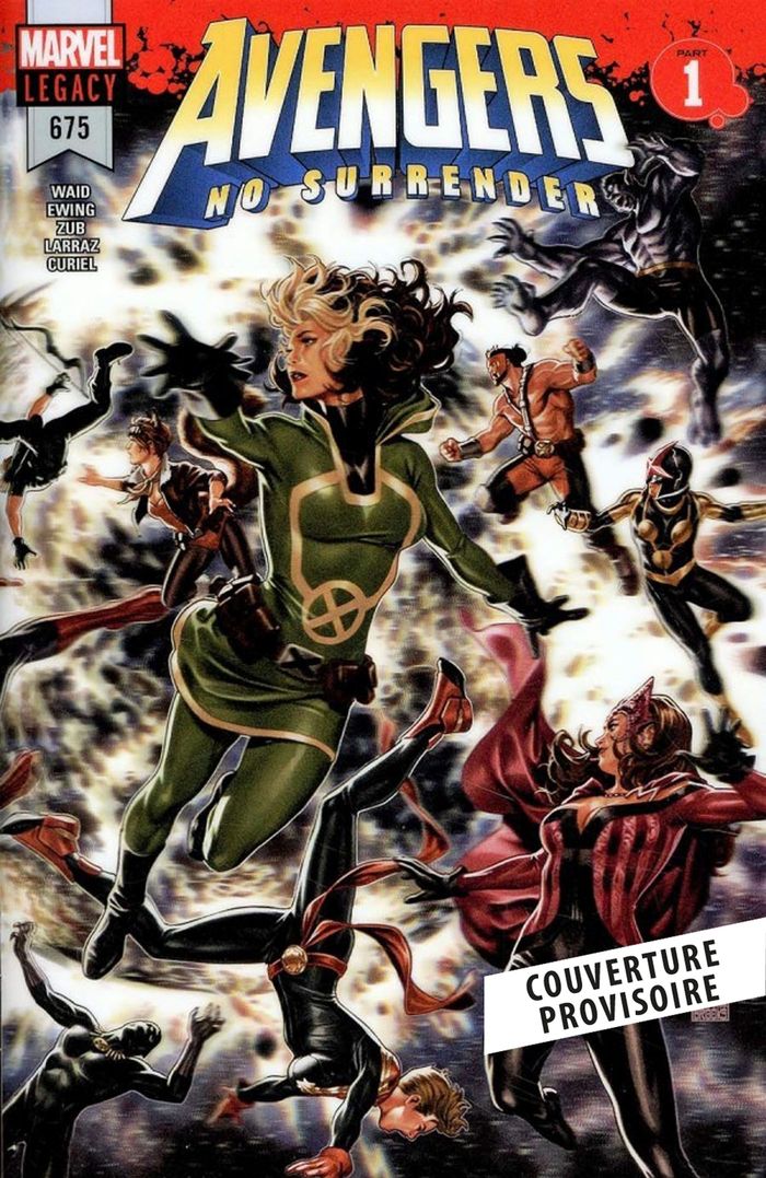 Couverture du livre « AVENGERS : NO SURRENDER » de Ewing/waid/zub, librairie Les Contes Infusés à Corte