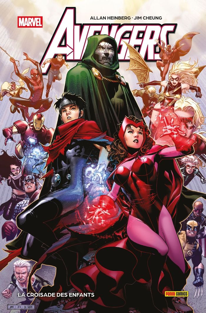 Couverture du livre « AVENGERS : CHILDREN'S CRUSADE » de Heinberg/cheung, librairie Les Contes Infusés à Corte