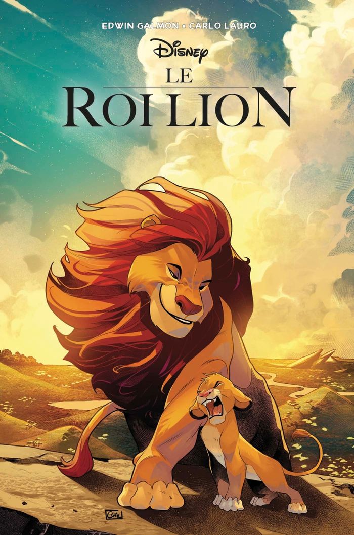 Couverture du livre « DISNEY HEROS : LE ROI LION » de Edwin Galmon, librairie Les Contes Infusés à Corte