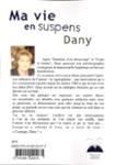 Quatrième de couverture de « MA VIE EN SUSPENS »